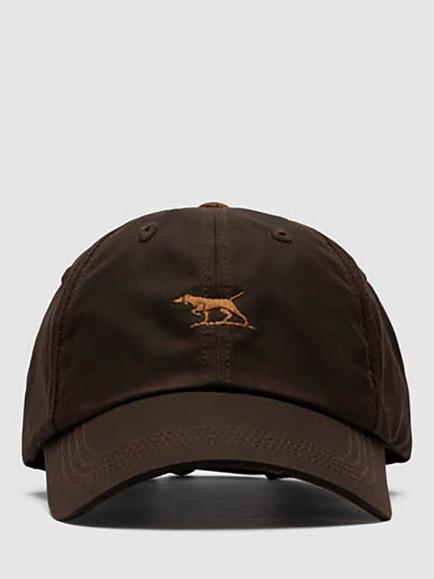Rodd & Gunn Waxed Cotton Heritage Check Cap, Rustic Brown Wax, Rustic Brown Wax