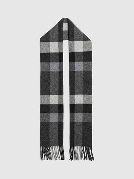 Rodd & Gunn Jervois Road Wool Scarf, Nero - view 2, Nero