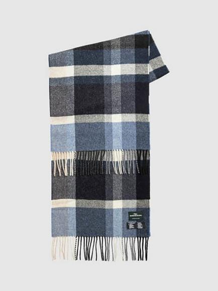 Rodd & Gunn Jed Valley Wool Scarf, Sea, Sea