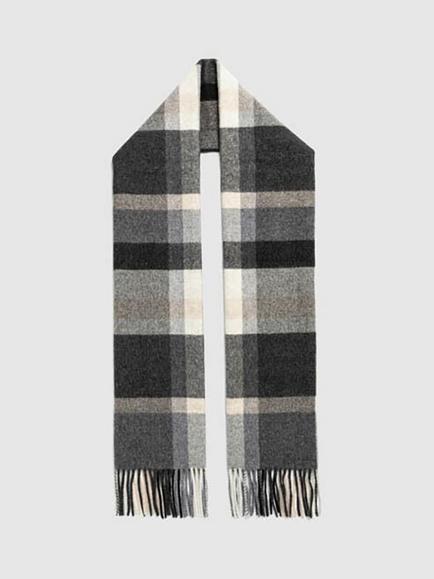 Rodd & Gunn Jed Valley Wool Scarf, Grigio - view 2, Grigio