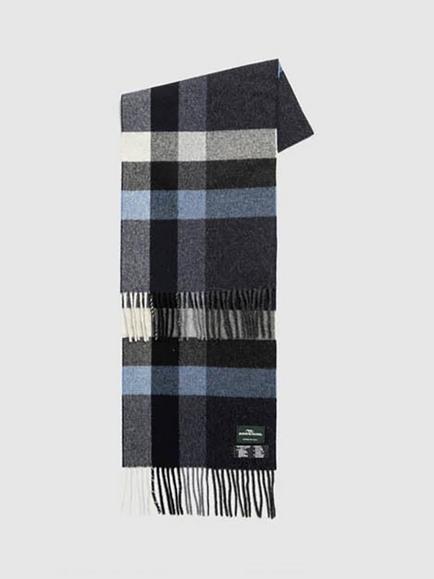Rodd & Gunn Jervois Road Wool Scarf, Sea, Sea