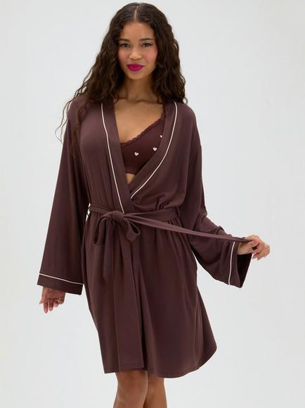 beaded cocktail dress with sleeves Jovani 39015 ZOOKEEPER Latex Dress Keira. Brown Color:Dark red length drop