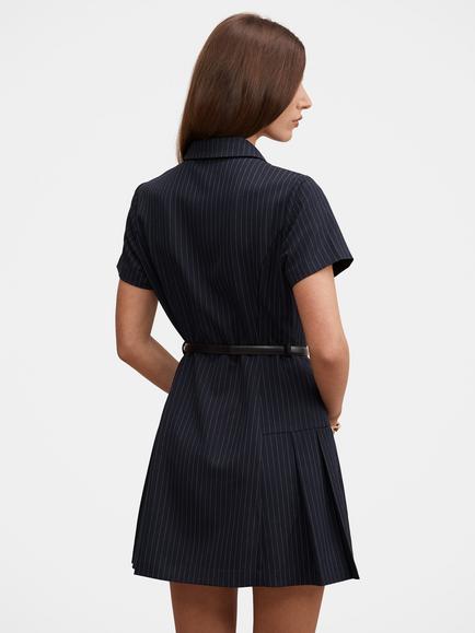 Forever New Gigi PBD Striped Mini Dress, Navy - view 2, Navy