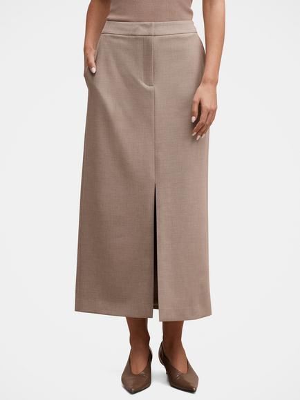 Forever New Maya Column Skirt, Neutral, Neutral