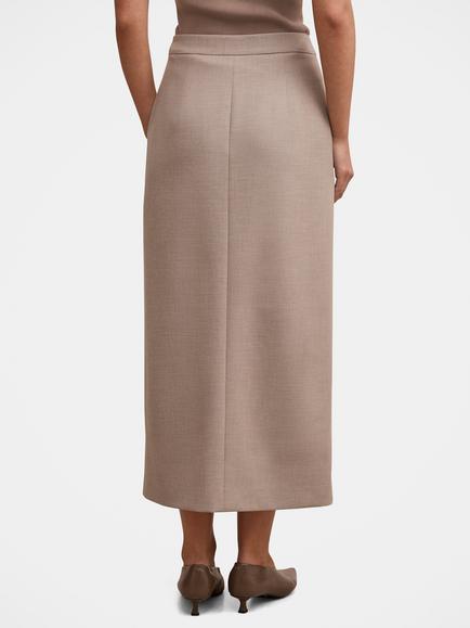 Forever New Maya Column Skirt, Neutral - view 2, Neutral