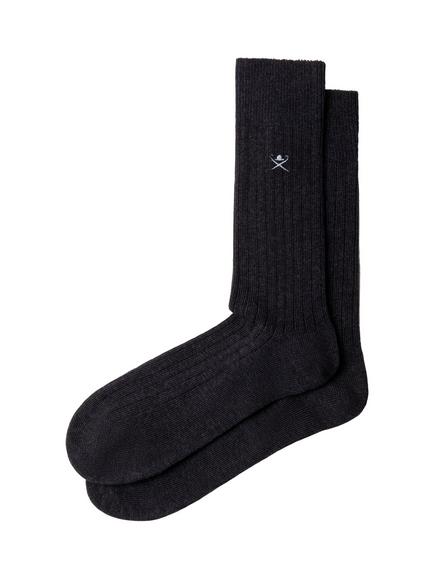 Hackett London Cotton Blend Socks, Charcoal Grey