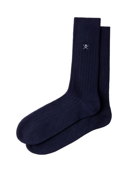 Hackett London Cotton Blend Socks, Ink Blue