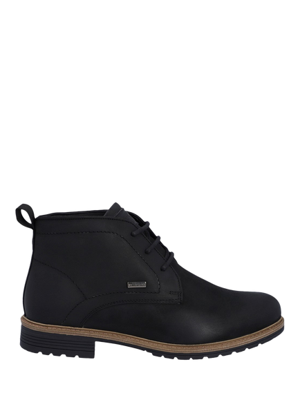 Hunter Jura Leather Waterproof Ankle Boots, Black
