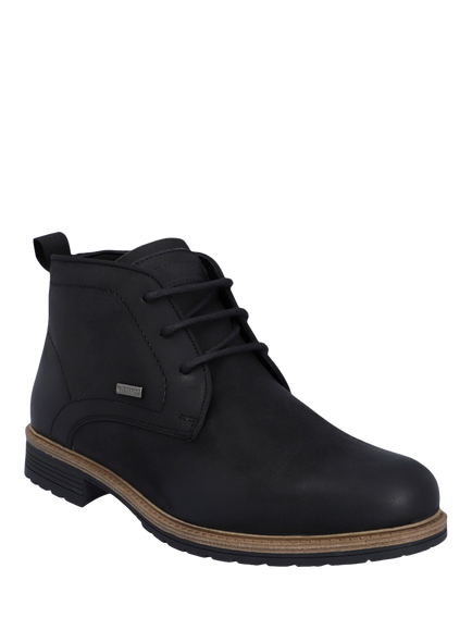 Hunter Jura Leather Waterproof Ankle Boots - view 2, Black