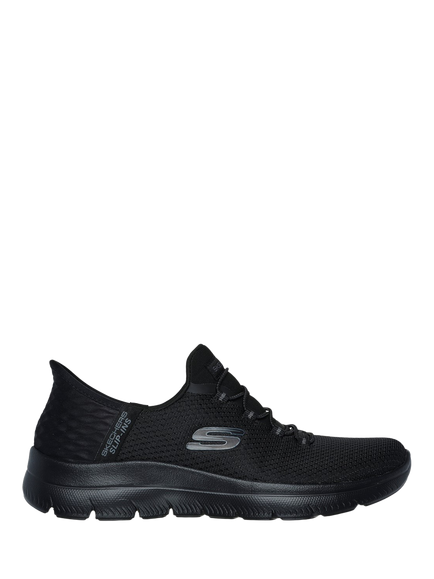 Skechers Hands Free Slip-ins Summits Diamond Dream Trainers, Black, Black