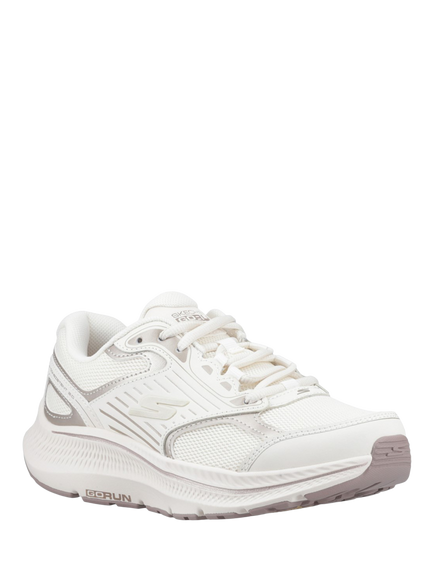 Skechers GO RUN Consistent 2.0 Lace-Up Mesh Trainers, Natural - view 2, Natural