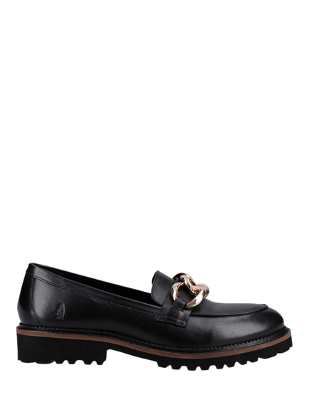 Hush Puppies Gianna Leather Loafers, Black, Black