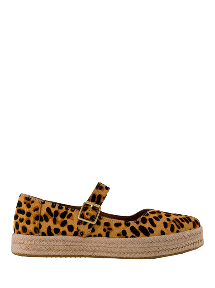 TOMS Carolina Animal Print Mary Jane Flatform Espadrilles, Leopard, Leopard