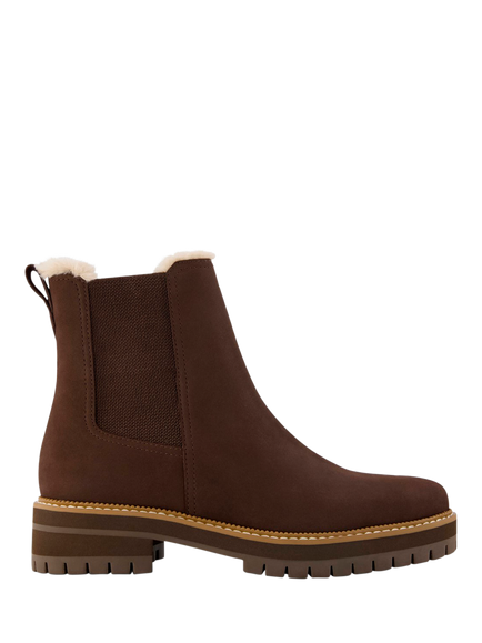TOMS Bennet Nubuck Chelsea Boots, Chocolate Brown, Chocolate Brown