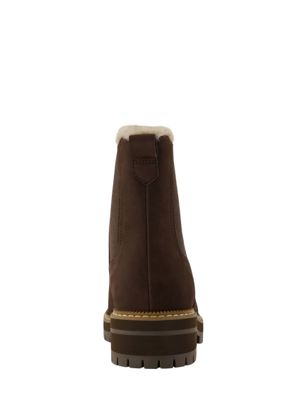 TOMS Bennet Nubuck Chelsea Boots, Chocolate Brown - view 2, Chocolate Brown