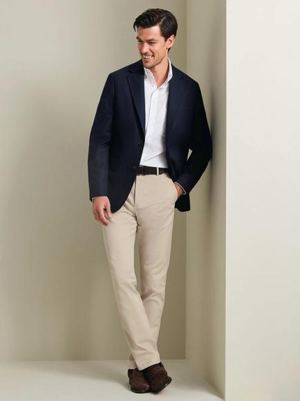 Charles Tyrwhitt Slim Fit Wool Blazer, Ink Blue - view 2, Ink Blue