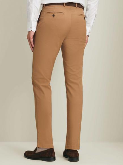 Charles Tyrwhitt Slim Fit Ultimate Non Iron Chinos, Camel - view 2, Camel