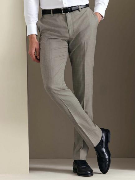 Charles Tyrwhitt Slim Fit Italian Wool Suit Trousers, Taupe