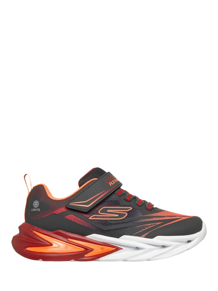 Skechers Kids' Flex-Glow Ultra Light-Up Trainers, Red