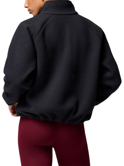 Columbia Jasper Ridge Pebbled Fleece Half Snap Jumper, Black - view 2, Black