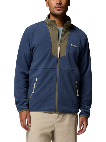 Columbia Sequoia Grove Zip Front Fleece Jacket, Blue Airforce