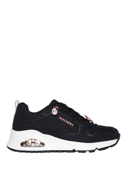 Skechers Kids' Street Uno Gen1 Trendy Jewels Trainers, Black, Black