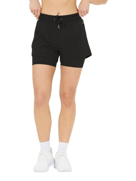 Athlecia Timmie V3 W 2-in-1 Shorts, Black, Black