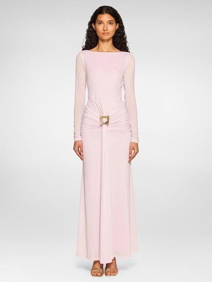 DASKA Charlie Ruched Maxi Dress, Purple