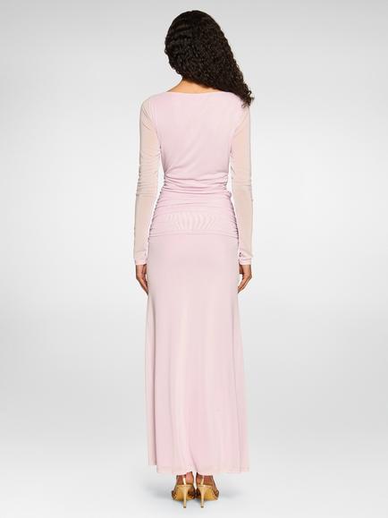 DASKA Charlie Ruched Maxi Dress - view 2, Purple