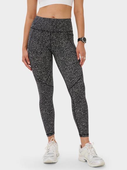 Sweaty Betty Power 7/8 Gym Leggings, Black Micro Dot Print, Black Micro Dot Print