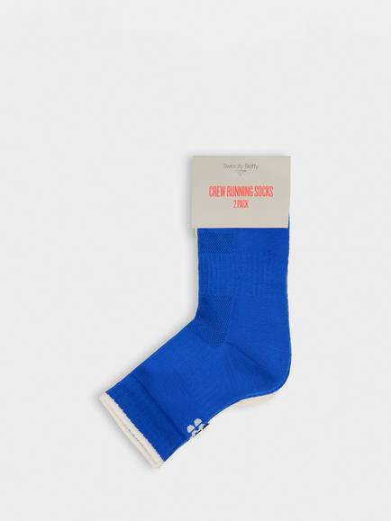 Sweaty Betty Crew Running Socks, Pack of 2 - view 2, Prussian Navy Blue