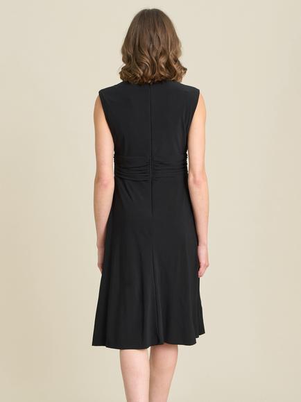 Gina Bacconi Sleeveless Jersey Dress, Black - view 2, Black