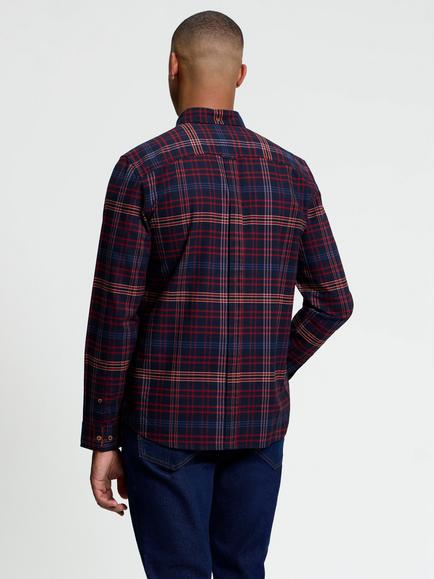 Ben Sherman Checked Button Down Oxford Shirt, Multi - view 2, Multi