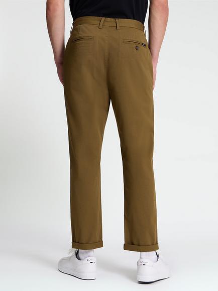 Ben Sherman Signature Cotton Rich Slim Fit Chinos, Litchen Green - view 2, Litchen Green
