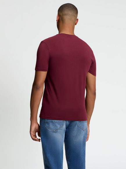 Ben Sherman Core Stripe T-Shirt, Maroon - view 2, Maroon