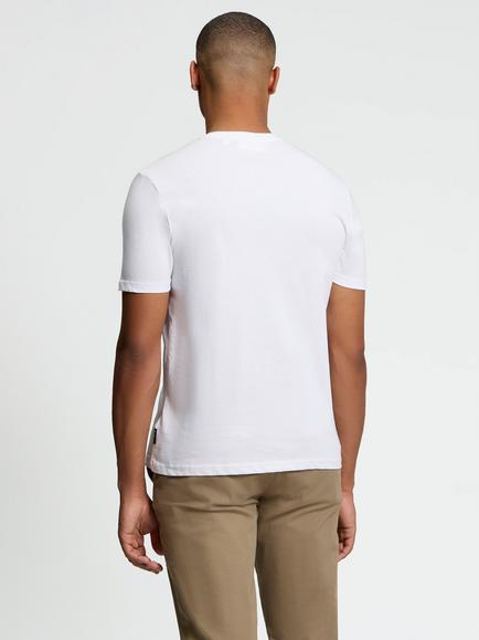 Ben Sherman Cotton Guitar Graphic Crew Neck T-Shirt, White - view 2, White