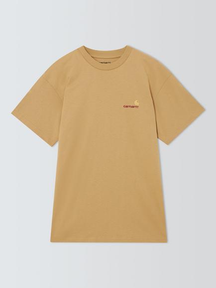 Carhartt WIP American Script T-Shirt, Dusty, Dusty