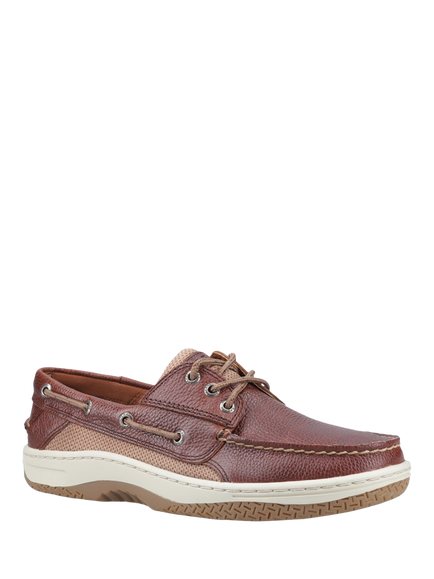 Sperry Billfish 3 Eye Wide Fit Boat Shoes, Brown - view 2, Brown