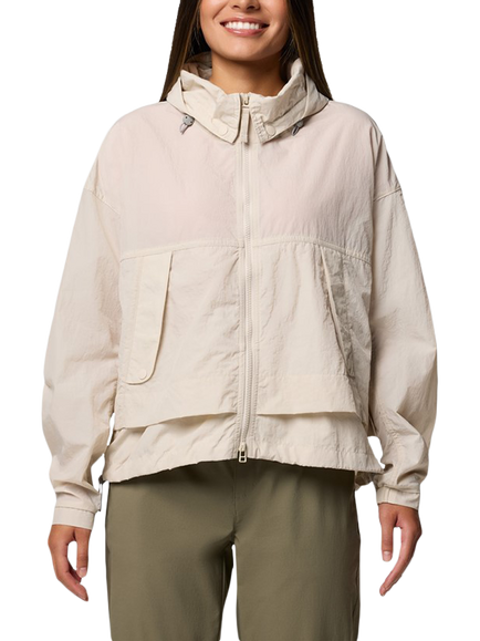 Columbia Paracutie Ii Water Repellent Windbreaker Jacket, Dark Stone, Dark Stone