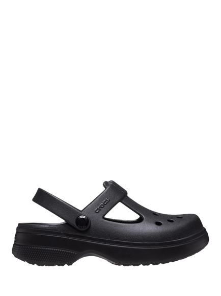 Crocs Kids' Classic Mary Jane Clogs, Black, Black