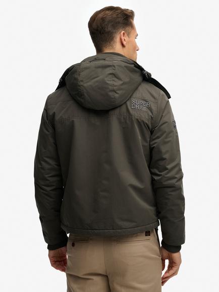 Superdry Borg Lined Windbreaker Jacket, Vintage Black - view 2, Vintage Black