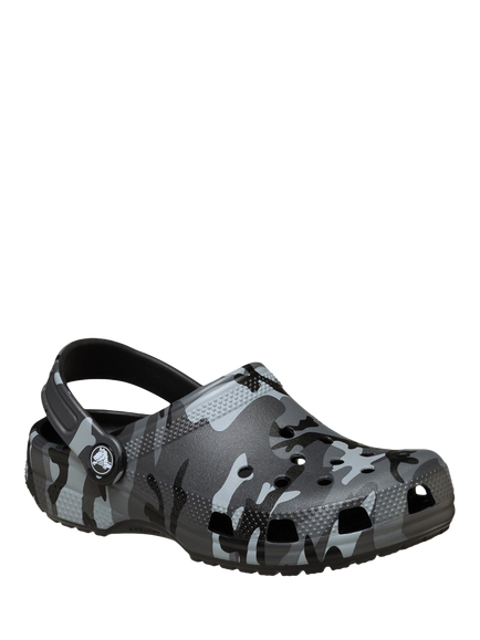Crocs Kids' Classic Camo Sandals - view 2, Black