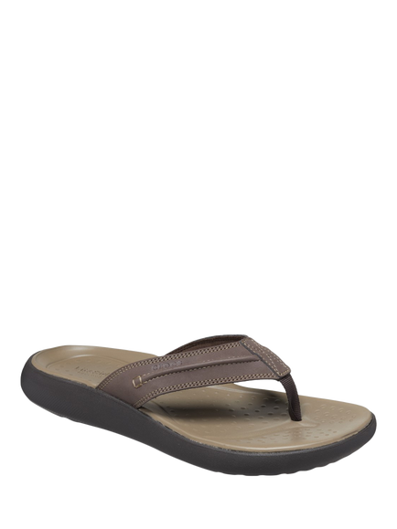 Crocs Yukon Vista II LiteRide Flip Flops, Espresso - view 2, Espresso