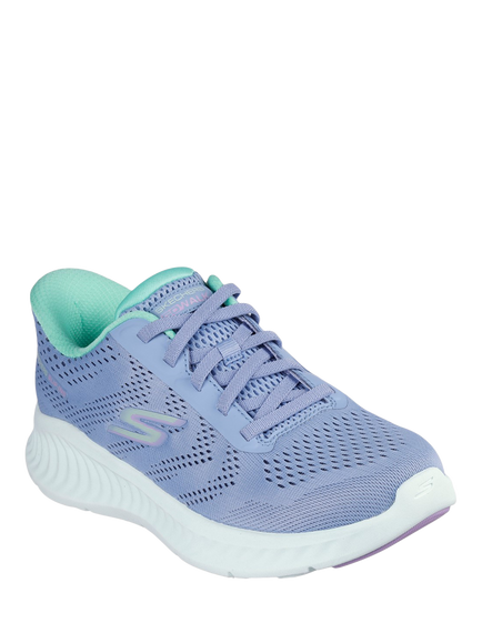 Skechers GO WALK Now Khloe Slip-in Trainers, Blue/Green - view 2, Blue/Green