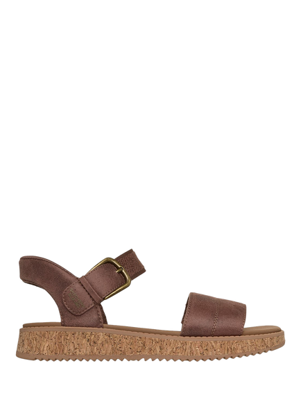 Skechers Hands Free Slip-ins BOBS Sun Vibe Be Corky Sandals, Chocolate, Chocolate