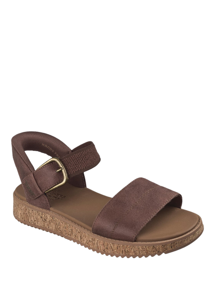Skechers Hands Free Slip-ins BOBS Sun Vibe Be Corky Sandals, Chocolate - view 2, Chocolate