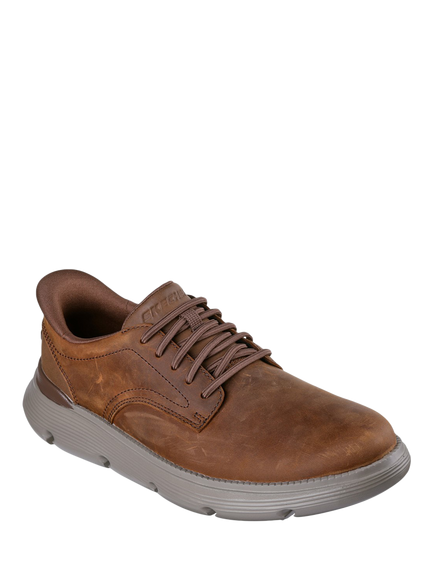 Skechers Garza Duran Shoes, Dark Brown - view 2, Dark Brown