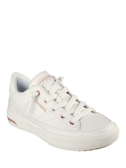 Skechers Street Arch Fit Arcade On My Way Trainers, White - view 2, White