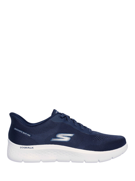 Skechers Hands Free Slip-Ins GO WALK Flex Trainers, Navy, Navy