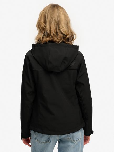 Superdry Hooded Classic Trekker Jacket, Meteorite Black - view 2, Meteorite Black